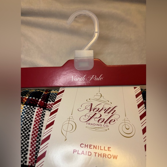 The North Pole Trading Company Chenelle Throw Blanket and Matching Pillow NWT - Picture 4 of 8